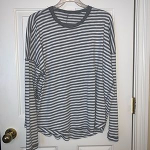 Aerie striped long sleeve shirt